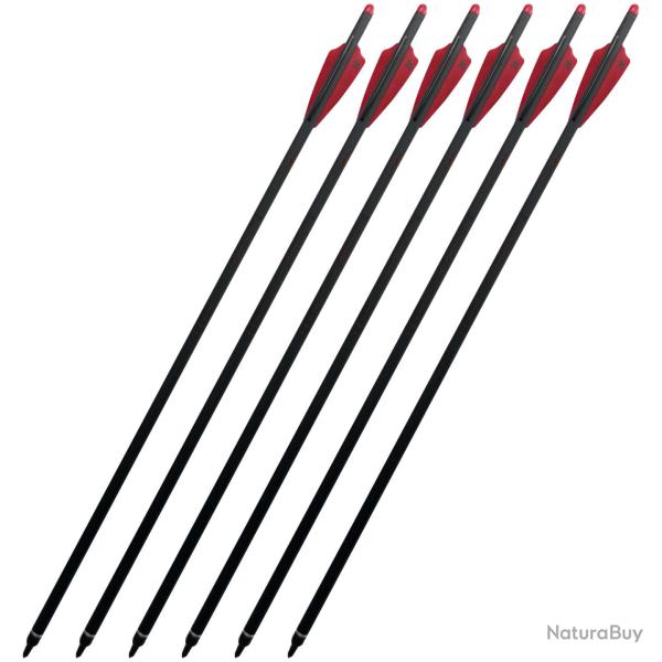 Lot de 6 traits 20 pouces carbone Hattila pour arbal�te / S�rie limit�e