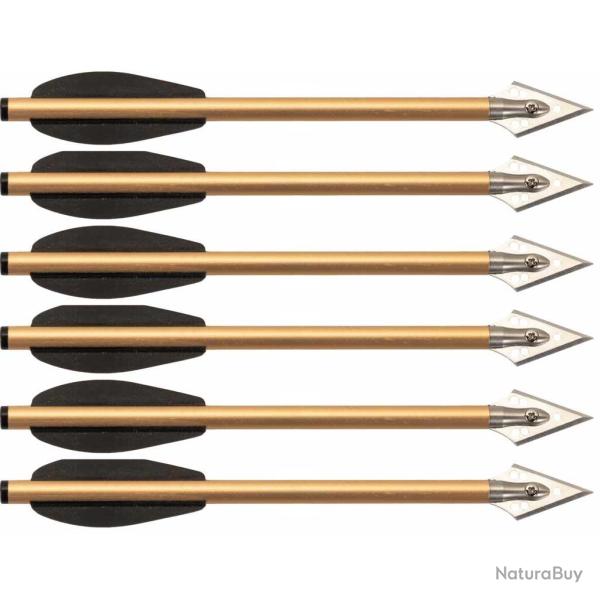 Lot de 6 traits de chasse 16 cm pour pistolet arbal�tes