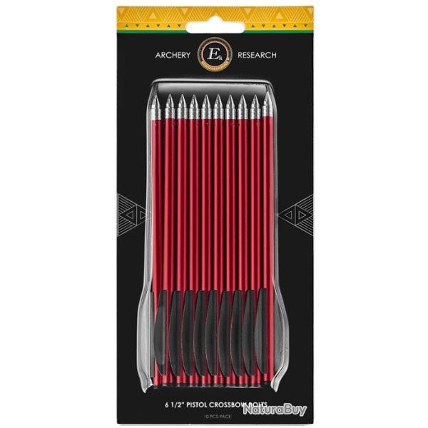 Blister  de  10  FLECHES Alu  pour  Pistolet  Arbal�te de 6.5''