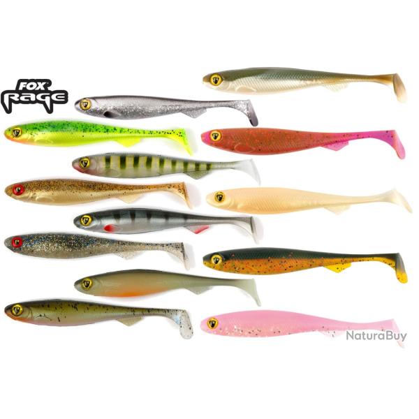 SLICK SHAD 11CM PAR 1 Chartreuse ayu