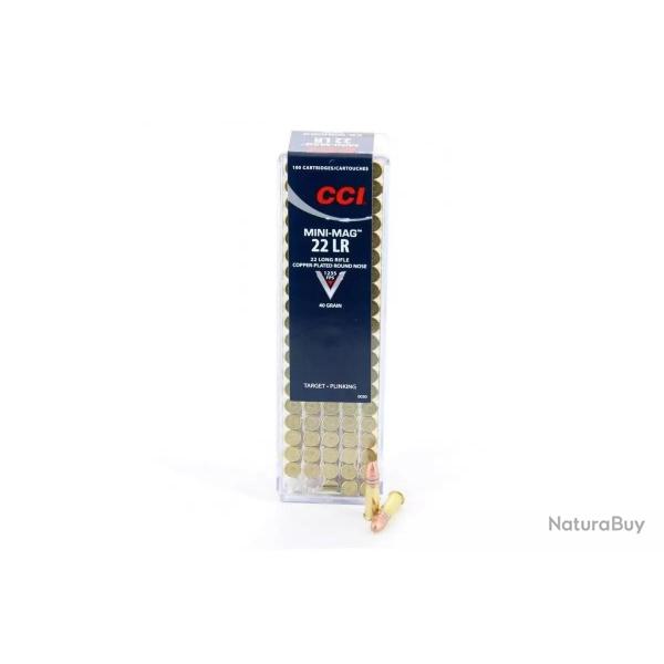 MUNITION CCI 22LR MINI MAG 40 GRAIN