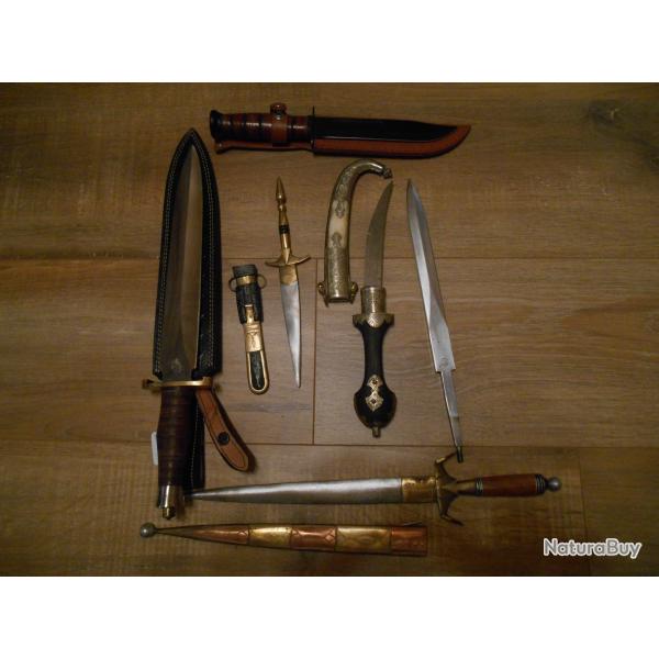 LOT COUTEAUX -DAGUES