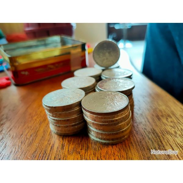 Lot pi�ces 5 Francs