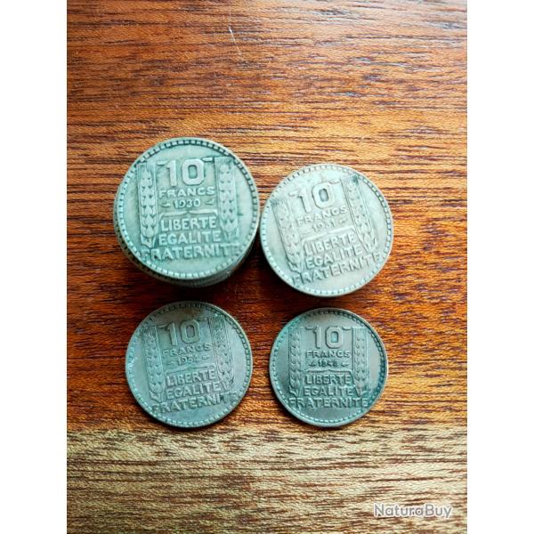 Lot pi�ces 10 francs