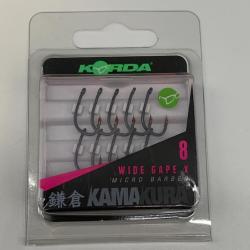 Hame&ccedil;ons kamakura taille 8 wide gape x micro barbed Korda