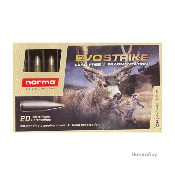 DESTOCKAGE 1 BOITE DE 20 BALLES NORMA CAL 300 WIN MAG EVOSTRIKE 139GR
