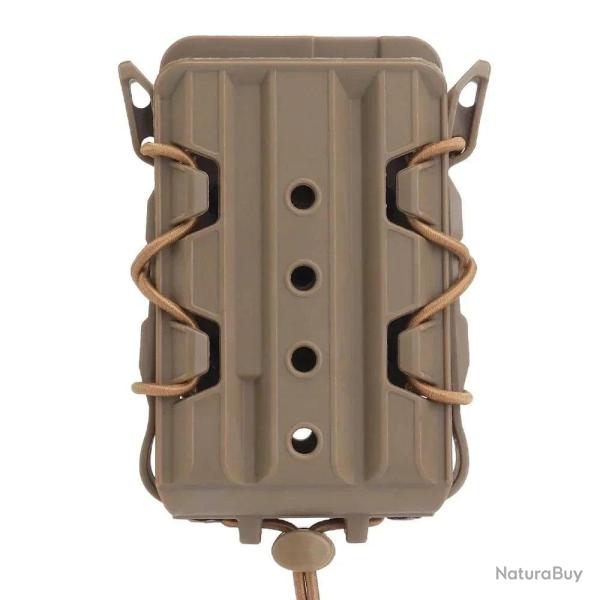 Pochette chargeur 5,56/7,62 EYH Tactical Molle - Marron