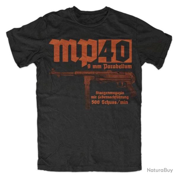 T shirt MP40 Seconde Guerre mondiale