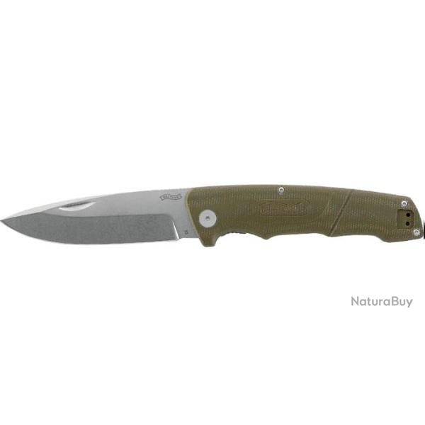 COUTEAU PLIANT "WALTHER" GREEN NATURE KNIFE 1