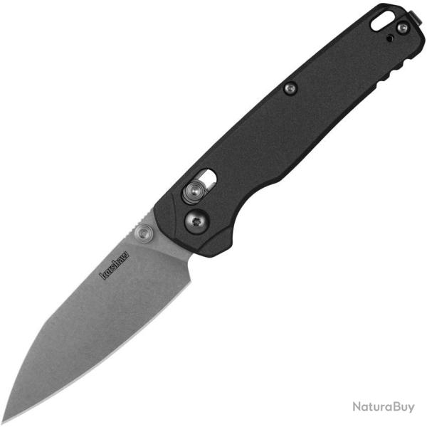 Couteau Kershaw Bel Air DuraLock KVT USA Lame Acier CPM-MagnaCut Manche Alu Gray USA KS6105GRYSW