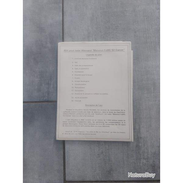 Plan abri pour radar allemand mammut fumg52