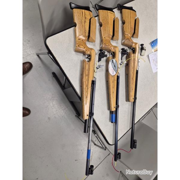 3 CARABINE FEINWERKBAU C60 AMBIDEXTRE