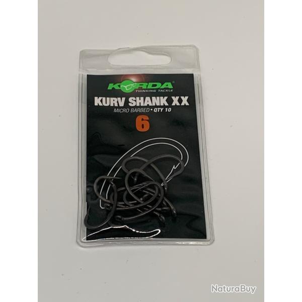 Hame�ons Kurv shank x x micro barbed taille 6 Korda