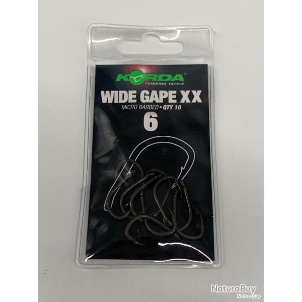 Hame�ons wide gape x x micro barbed taille 6 Korda