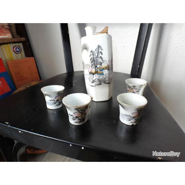 SERVICE ASIATIQUE VERRES A SAKE SIFFLEUR