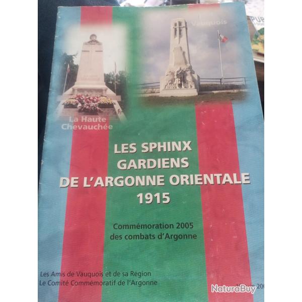 Les sphinx gardien de l'Argonne orientale 1915