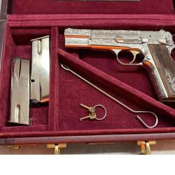 BROWNING GP 35 VIGILANTE RENAISSANCE SILVER 9 mm - ETAT PARFAIT !