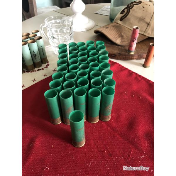 Lot de 41 tuis calibre 12/70