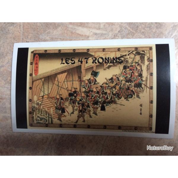 Autocollant " 47 Ronins " Honneur Japonais .