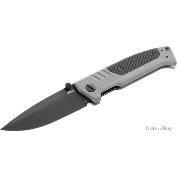 COUTEAU PLIANT "WALTHER" PDP SPEARPOINT FOLDER TUNGSTEN GREY