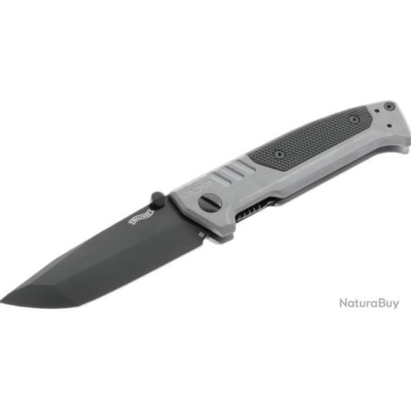 COUTEAU PLIANT "WALTHER"PDP TANTO FOLDER TUNGSTEN GREY