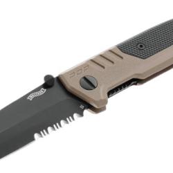 COUTEAU PLIANT "WALTHER" PDP TANTO FOLDER FDE - PARTIELLEMENT CRANTEE
