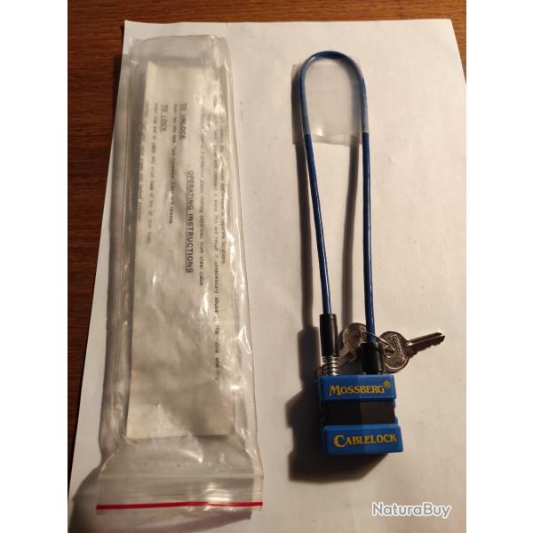 Cadenas c�ble pour fusil Mossberg Cablelock neuf