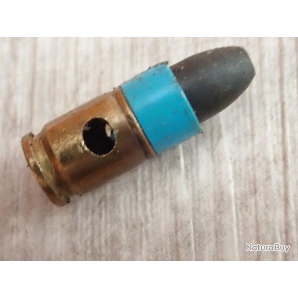 Cartouche, munitions, neutralises, calibre 9 mm. Parabellum tir rduit