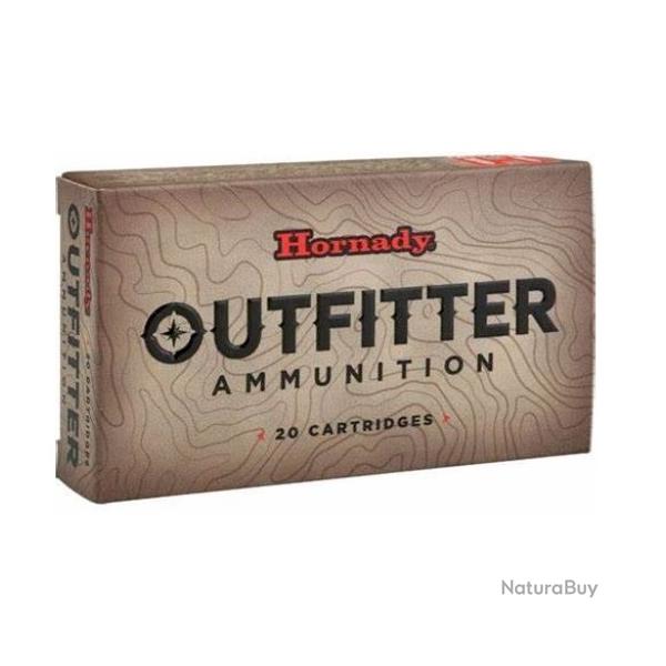 LOT DE 20 MUNITIONS HORNADY OUTFITTER CAL 7MMREM MAG REM MAG 150GR CX  OTF