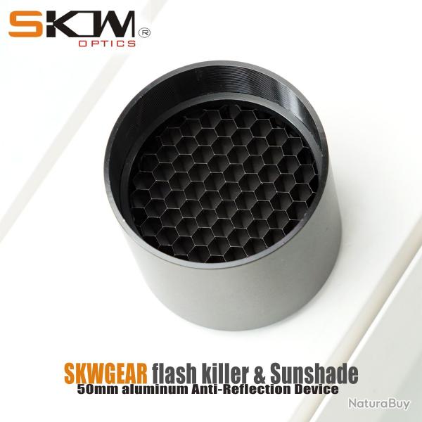 SKWoptics-Skwgear 50 mm Flash Killer porte de fusil antireflet, 2 "