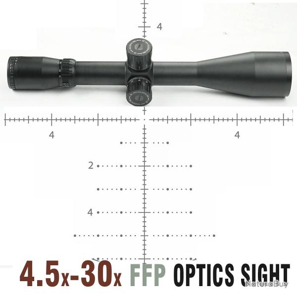 lunette de vise, anneau de porte 34mm  4.5-30X