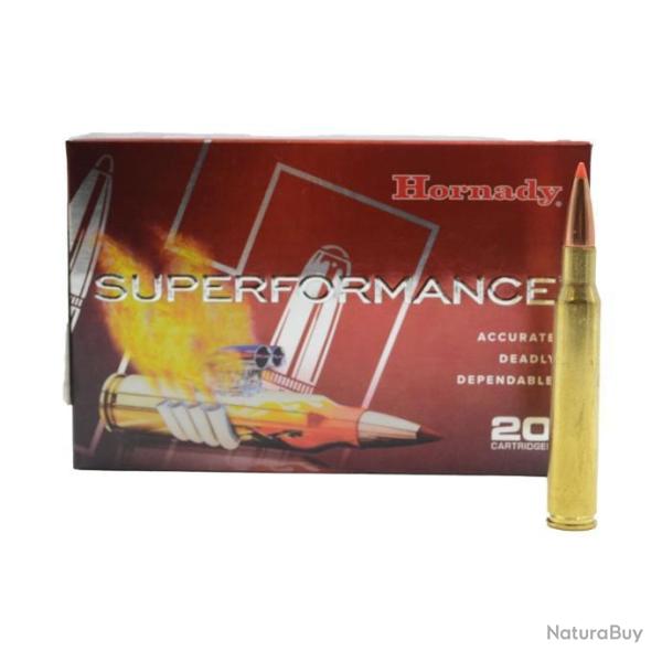 LOT DE 60 BALLES HORNADY SUPERFORMANCE CAL 7X64 SST 162GR