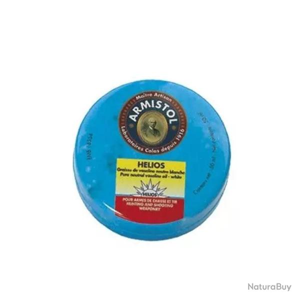 Bote de graisse de vaseline neutre blanche Helios Armistol