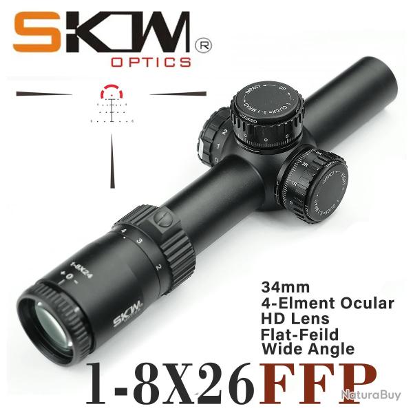 SKWoptics Compact 1-8x24 FFP Picatinny Rail Mount -**A SCOPE BDC BDC LIVRAISON GRATUITE !!!