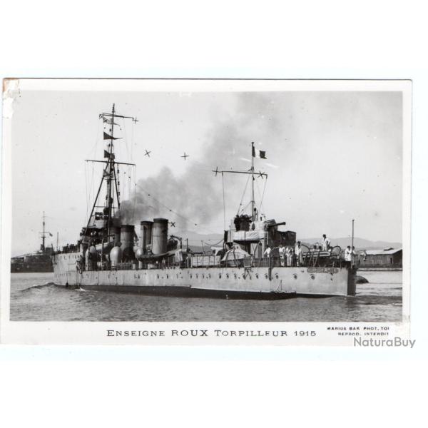 CPA -Marine Militaire -ENSEIGNE ROUX TORPILLEUE 1915 N�1002