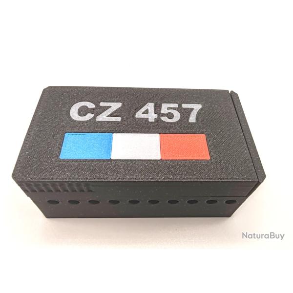Bo�te rangement 22LR personnalis�e CZ 457
