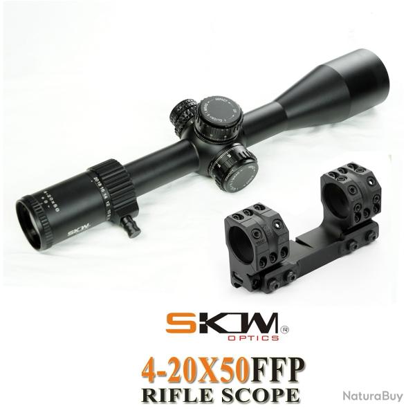 SKWoptics-lunette optique longue porte, 4-20x50, FFP-MIL-B -**BEIGE  LIVRAISON GRATUITE !!!!