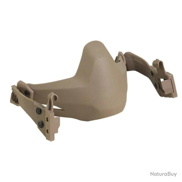 Masque pliable demi-visage pour casque ZDMZ BOOIU - Marron