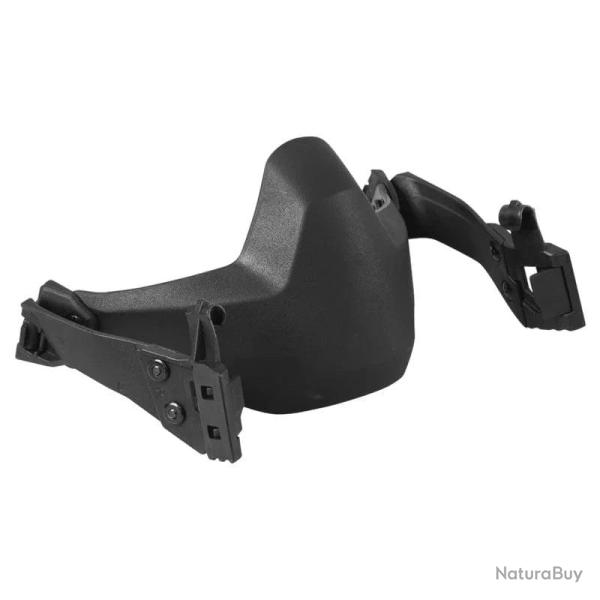Masque pliable demi-visage pour casque ZDMZ BOOIU - Noir