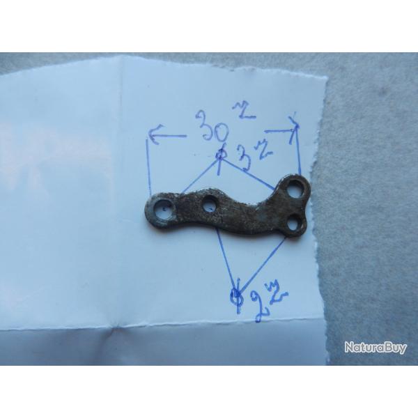 pi�ce d�tach�e bride de noix de fusil ancien a percussion