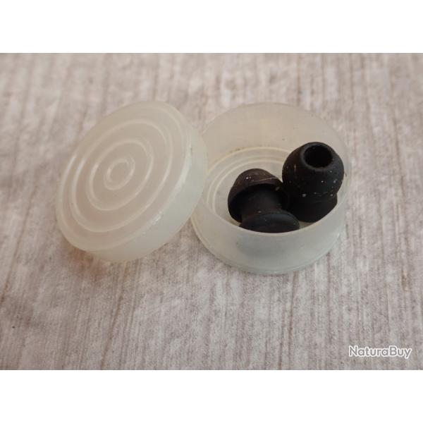 Bouchon de protection auditive, oreilles, pour tir. Officier suisse