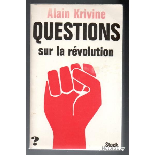 questions sur la rvolution d'alain krivine
