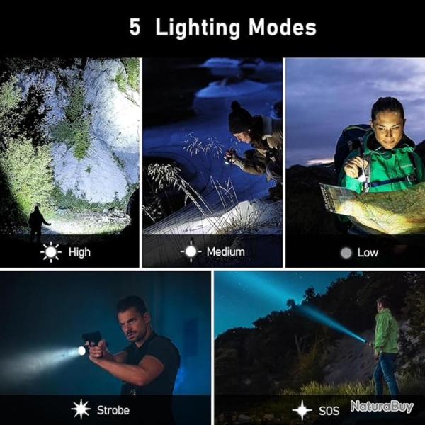 Lot de 2 Lampes torche Blukar a 1 euros sans r�serve !!