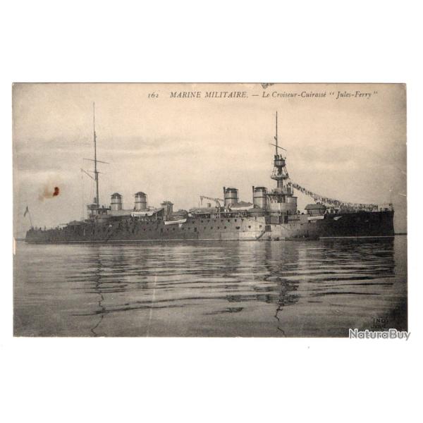 CPA - MARINE Militaire  - Le Croiseur-Cuirasse "Jules-Ferry " N�877