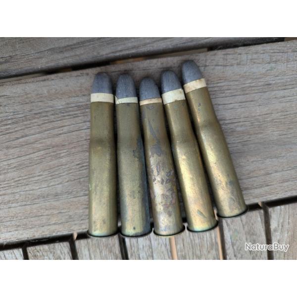 5 Rares Cartouches de collection / Munitions 450 400 ELEY London