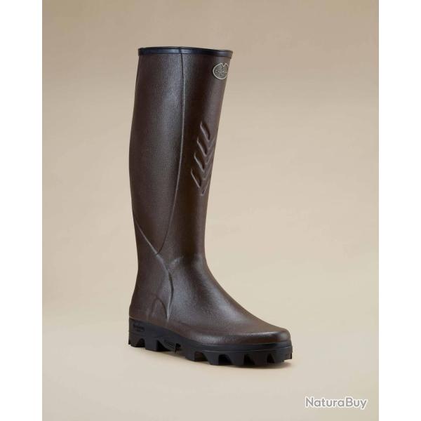 Bottes C�r�s Jersey Le Chameau marron taupe-Marron fonc�-40