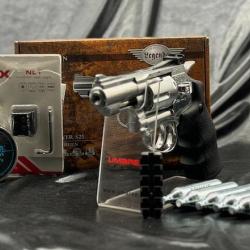 Pack Laser Pr&ecirc;t A Tirer REVOLVERS LEGENDS S25 SILVER CO2 CAL 4.5 MM