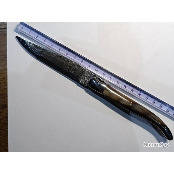 TRES BEAU COUTEAU LAGUIOLE " LAGUIOLE AVEYRON " artisan cr�ateur ref:t03