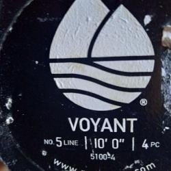 Canne &agrave; mouche voyant 10pied  soie 5