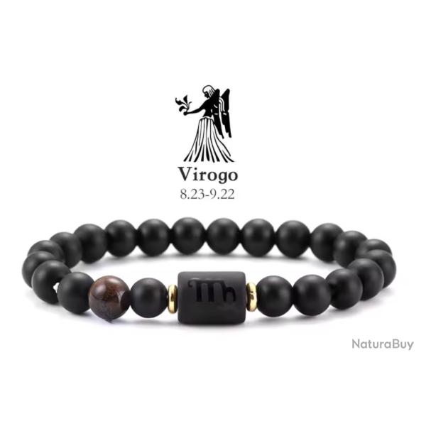 Bracelet ZODIAC, taille et signe au choix